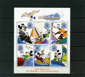 ANTIGUA & BARBUDA 1999 DISNEY WATER SPORTS 3 SHEETS OF 6 STAMPS & 4 S/S MNH 