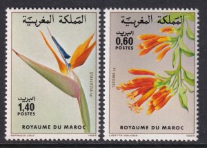 Morocco 549-550 Flowers MNH VF