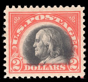 MOMEN: US STAMPS #523 VAR. MINT OG VVLH XF LOT #78132*