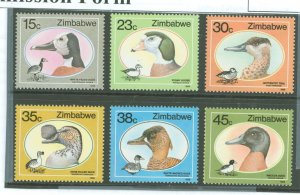 Zimbabwe #572-577   (Ducks)