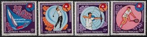 French Polynesia 1971, South Pacific games 4v, MNH
