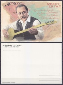 2022 Turkey Postcard Music.Singer-performer Neshet Ertas