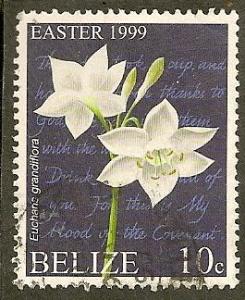 Belize   Scott     1107     Easter, Orchid     Used