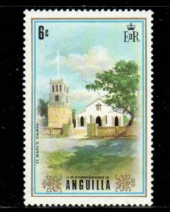 ANGUILLA #150 1972 6c ST. MARY'S CHURCH MINT VF NH O.G