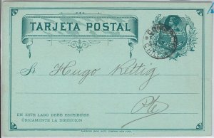 64810 - CHILE - POSTAL HISTORY: POSTAL STATIONERY CARD 1 Cent COLUMBUS