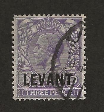 GREAT BRITAIN OFFICES - TURKISH EMPIRE SC# 49  FVF/U 1921