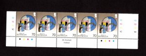 BERMUDA #881  Strip of 5, VF, MNH, Post Office Fresh, CV $6.25 ... 0650555