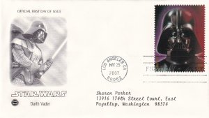 2007, Star Wars-Darth Vader, PCS,FDC (E14123)