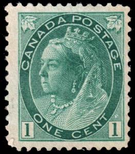 Canada - Scott 75 - Used - Folded Over Perforation Tooth