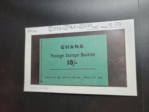 Ghana Booklet Scott #55a,96A,C1A Mint Never Hinged!