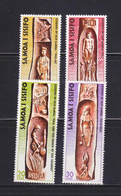 Samoa 399-402 Set MNH Legends