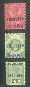 MOMEN: ZULULAND SPECIMEN MINT OG H LOT #60766