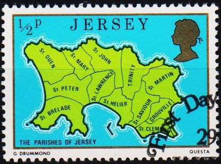 Jersey. 1976 1/2p S.G.137 Fine Used