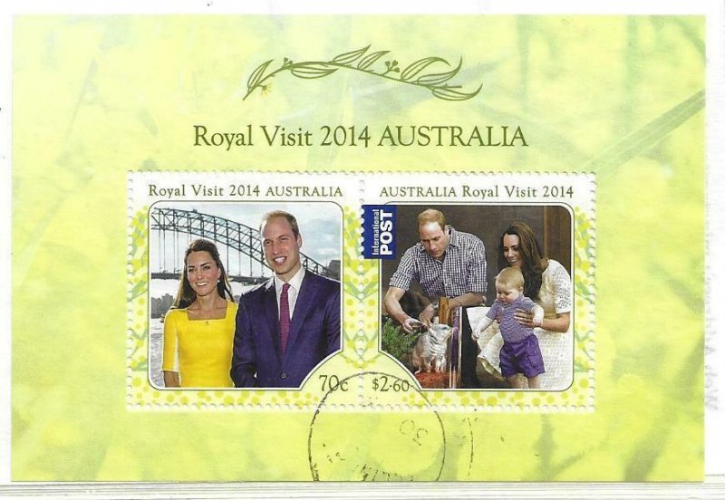 2014   AUSTRALIA  -  SG.  MS 4195  -  ROYAL VISIT  -  USED