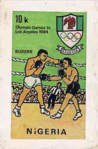 Nigeria 1984 Los Angeles Olympic Games - original hand-pa...