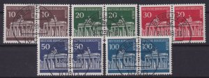 Berlin 1966 Mi#286-290 Pairs used CV€85.00 (BN1173)