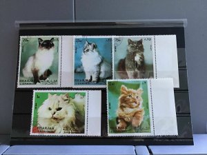 Sharjah Long Hair Cats stamps R25430