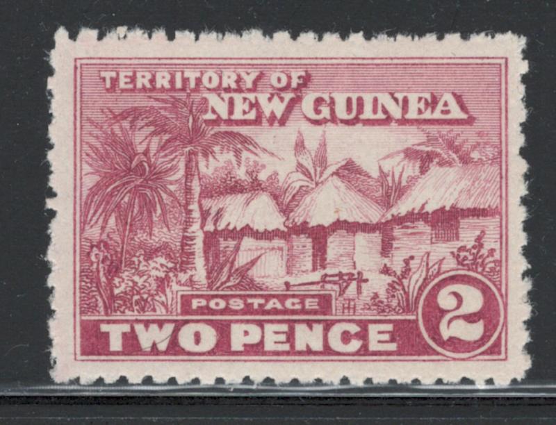 New Guinea 1925 Native Huts 2p Scott # 4 MH