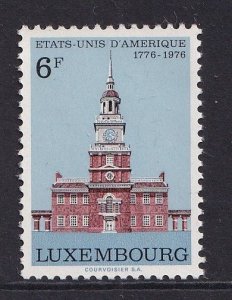 Luxembourg   #587 MNH 1976 American bicentennial