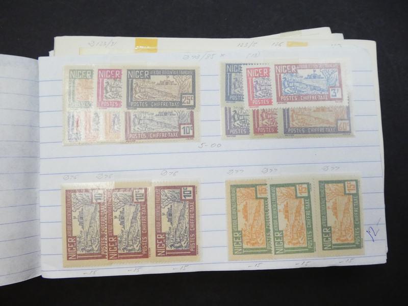 EDW1949SELL : NIGER Nice Mint & Used collection on Old Time album pages Cat $701