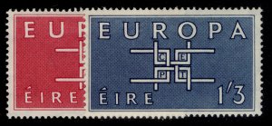 IRELAND QEII SG195-196, 1963 europa set, M MINT.