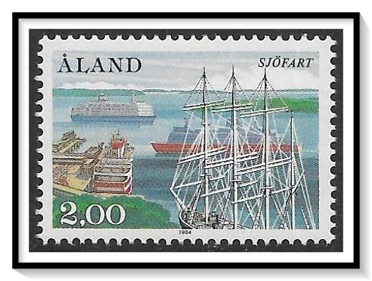 Aland #23 Mariehamn West Harbor MNH