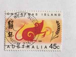 Christmas Island – 1996 –Single “Holiday” Stamp – SC# 376 – Used