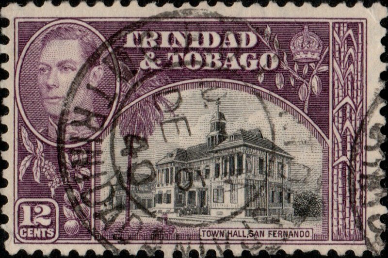 TRINIDAD & TOBAGO - 1940 G.P.O. PORT OF SPAIN/TRINIDAD CDS on SG252 - Ref.833e