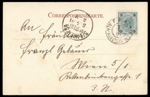 Austria 1901 KuK Fahrendes Postamt FPA64 Innsbruck Train Railway Mobile P G79342