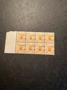 Iceland Scott #025 block of 8 never hinged