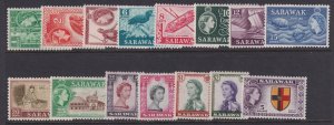 Sarawak, Scott 197-211 (SG 188-202), MLH/HR