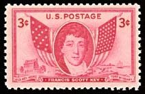 962 Francis Scott Key F-VF MNH single