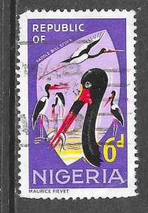 Nigeria 190: 6d Saddle-billed Stork (Ephippiorhynchus senegalensis), used, F-VF