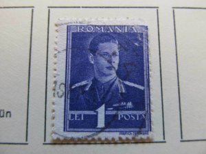 Romania Romania Romania 1940-42 1L fine used stamp A13P33F232-