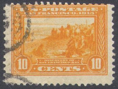 400 10c San Francisco Bay Light Cancel