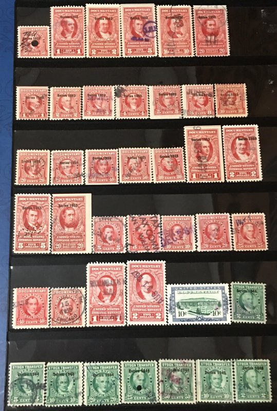 Small Collection of Used Revenues