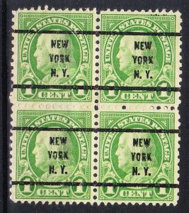 MOstamps - US Scott #632 Used Precancel Block of 4 - Lot # HS-C265