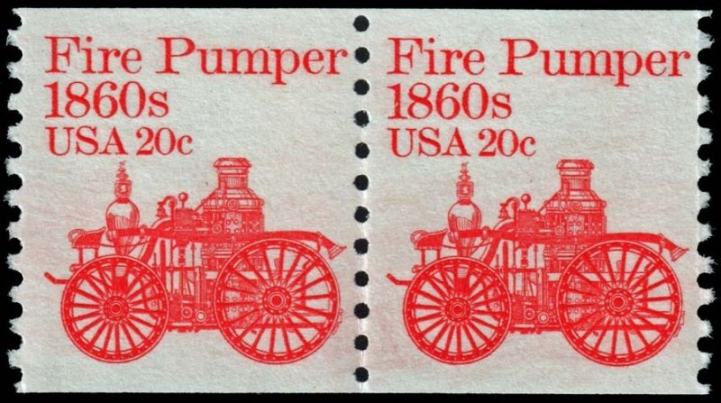 United States - Scott 1908 - Mint-Never-Hinged - Attached Pair - Gashes in Back