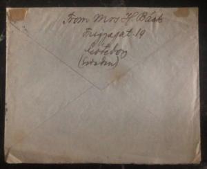 1940 Goteborg Sweden Airmail Cover To Elgin IL USA Via New York