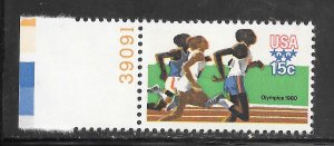 #1791 MNH Plate # Single