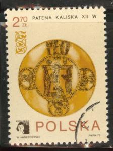 Poland Scott 1984 Used CTO 1973 Flavor caneled Kalisz stamp