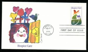 US 3276 Hospice Care UA Fleetwood cachet FDC