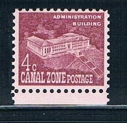 Canal Zone 152: 4c Administration Building, single, MNH, F-VF