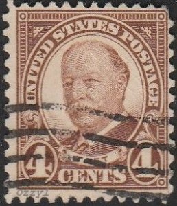 US #685 1930 4c Brown President Taft USED-Good.
