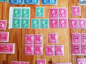 23 Sets of Commemoratives Blks/4 & Pr. & Sig. for each(NL03