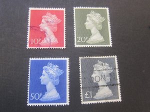 United Kingdom 1970 Sc MH165-168 set FU