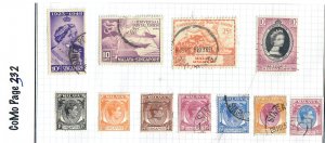 SINGAPORE COMO 332 used just 20¢ for the ENTIRE lot.  CV TOTALLY IGNORED