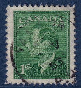 Canada - 1949 - Scott #284 - used - VAL D'OR P.Q. pmk