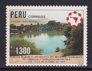 Peru #961 MNH 1989  Huacachina lake