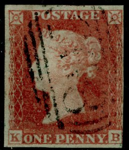 SG8, 1d red-brown PLATE 172, USED. Cat £60. KB
